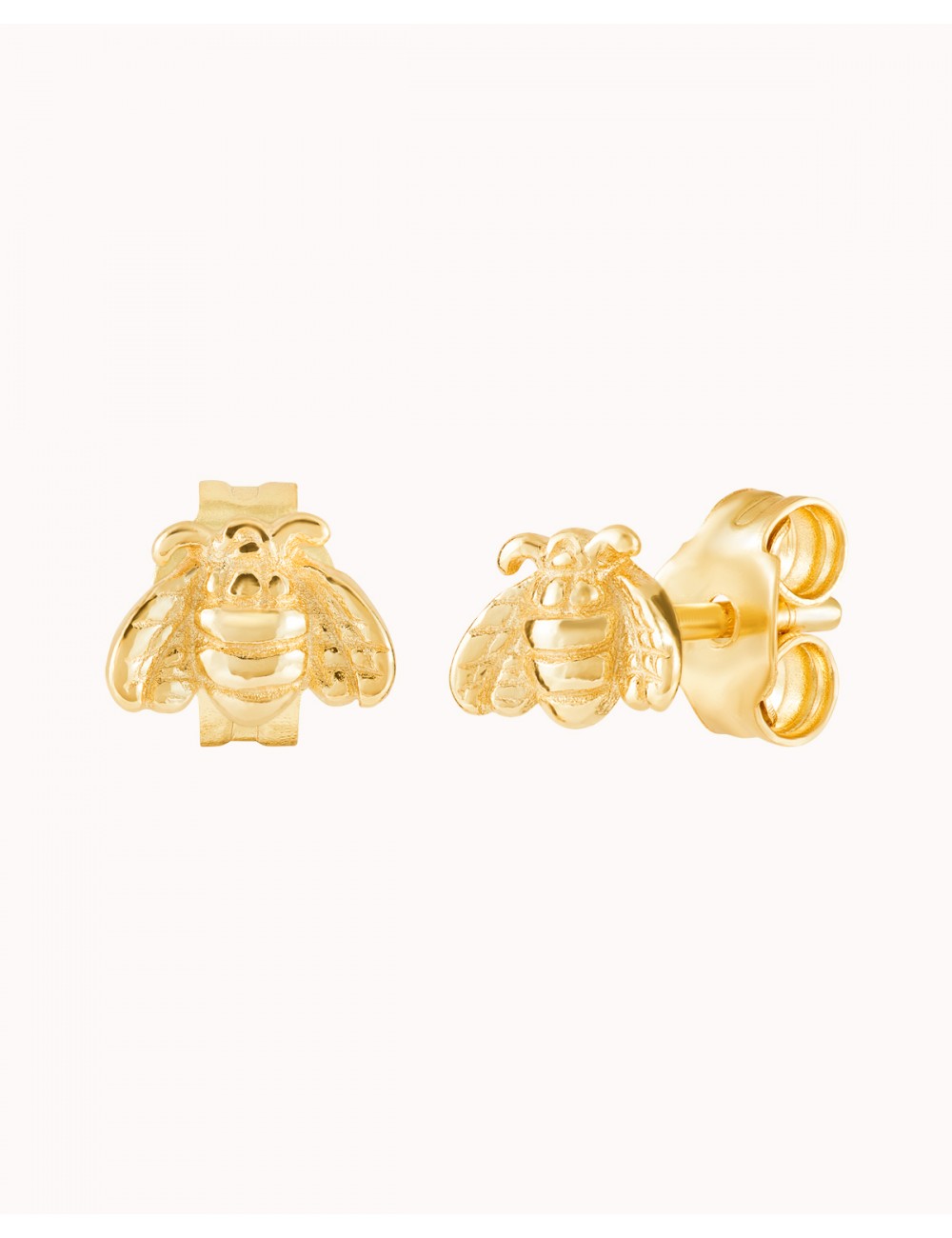 Pendientes stud pequeños en forma de abeja mini