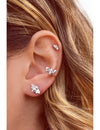Pendientes stud pequeños en forma de abeja mini