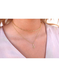 Collar de cadena con colgante en forma de serpiente
