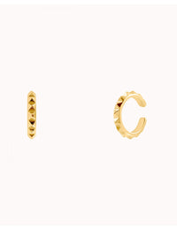 Pendientes ear cuff conch de pinchos