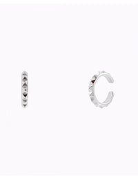 Pendientes ear cuff conch de pinchos