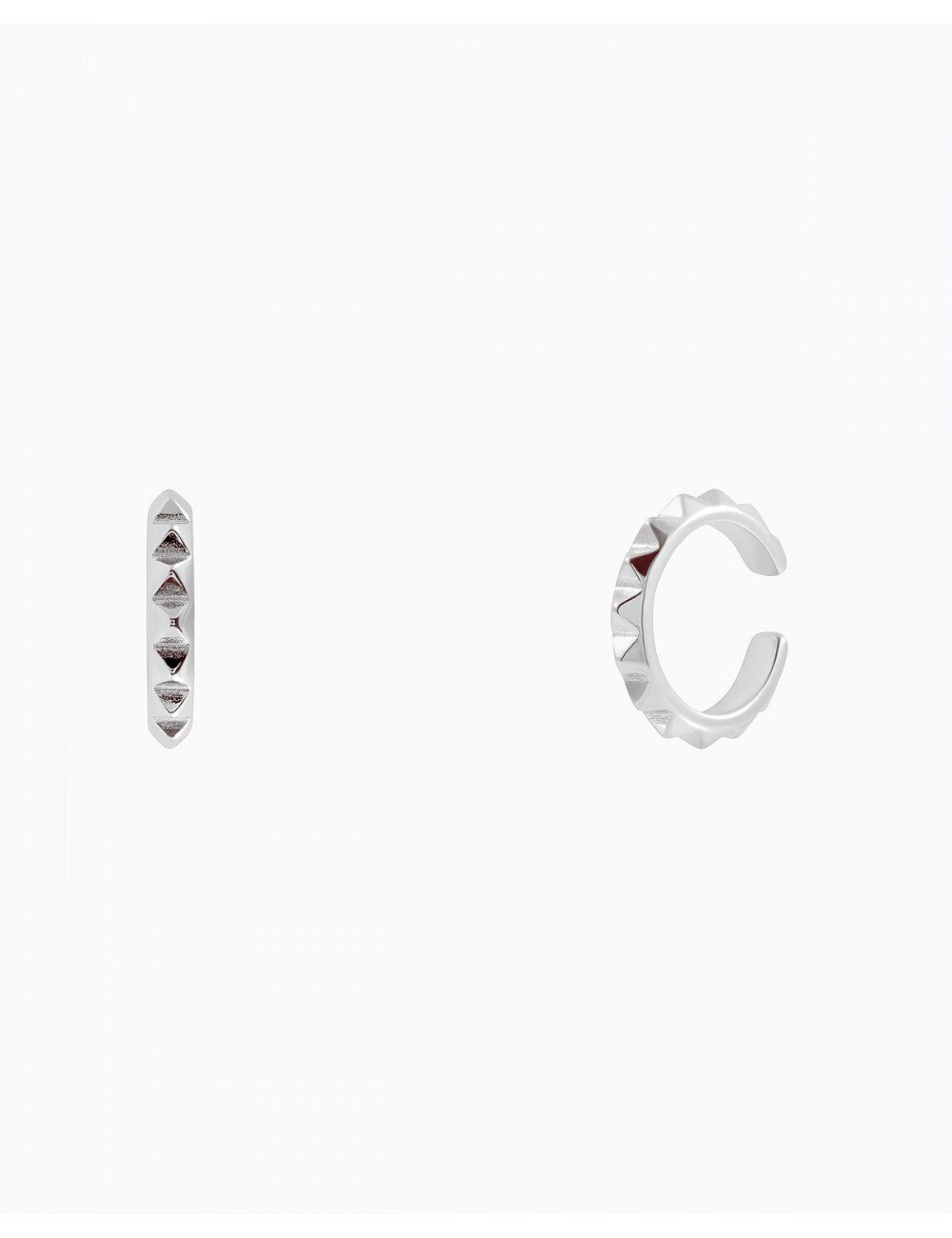 Pendientes ear cuff conch de pinchos
