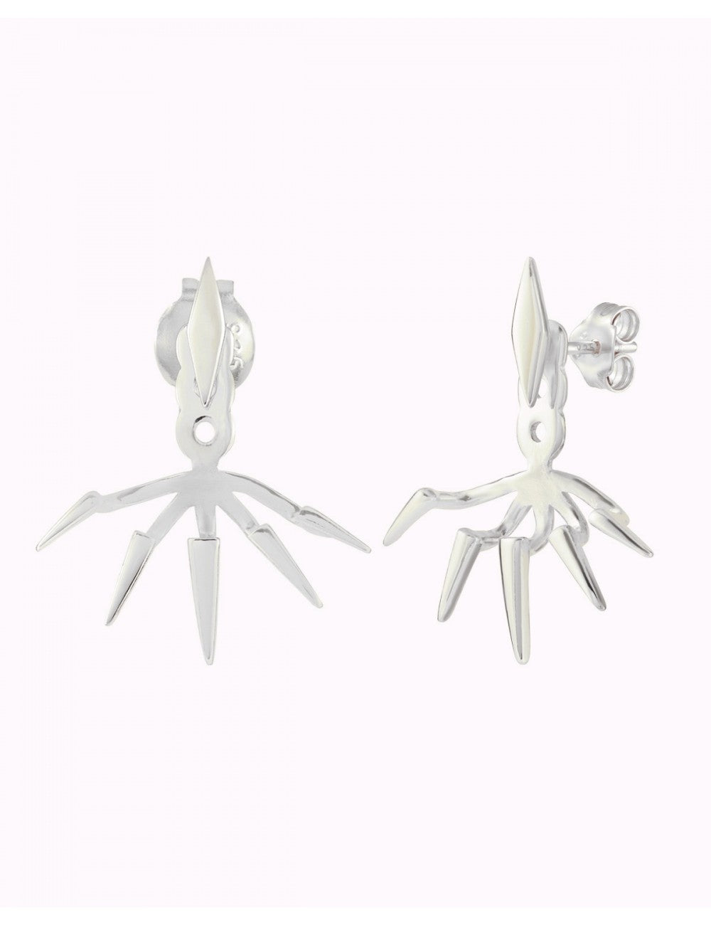 Pendientes ear jacket con pinchos