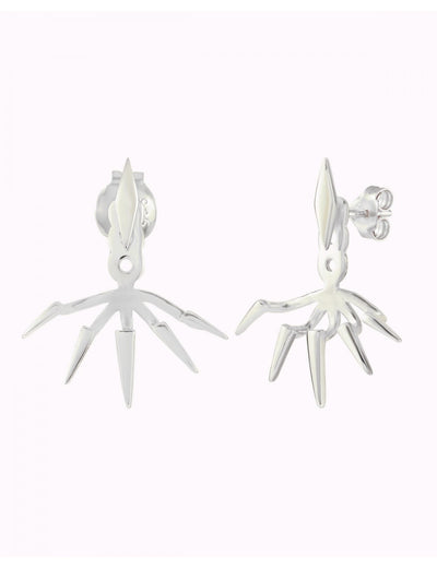 Boucles d'oreilles ear jacket avec pointes