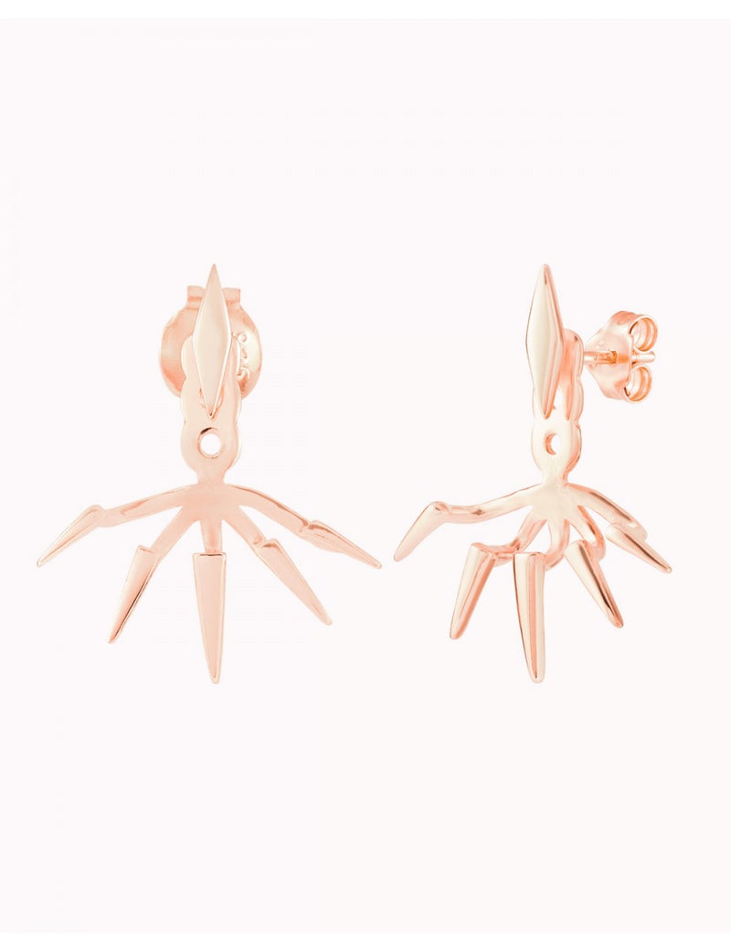 Pendientes ear jacket con pinchos
