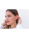 Pendientes ear jacket con pinchos