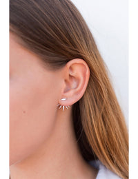Pendientes ear jacket con pinchos