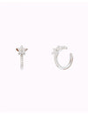 Star Conch Ear Cuff Ohrringe mit Pavé-gefassten Zirkonen