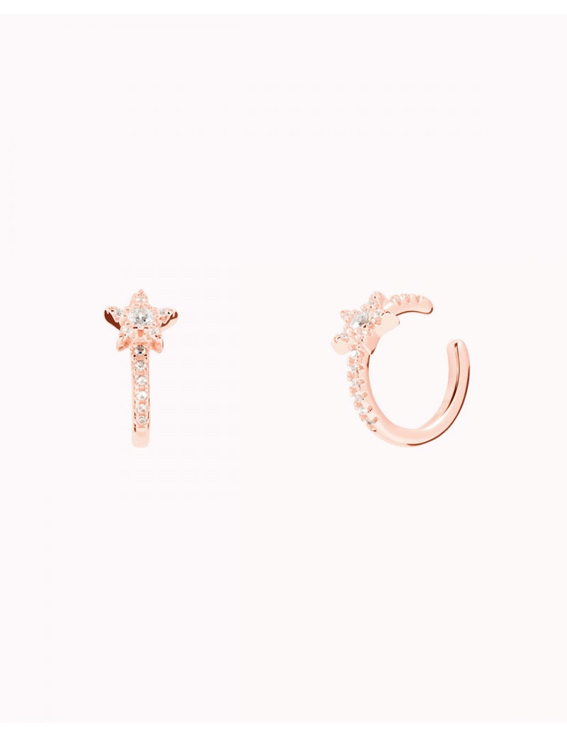 Star Conch Ear Cuff Ohrringe mit Pavé-gefassten Zirkonen