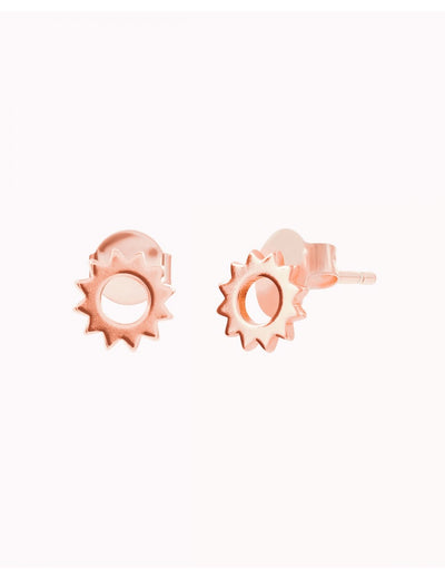 Sun Shaped Stud Earrings